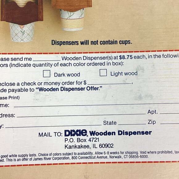 Vintage Dixie Paper Cups Floral Lattice Design 100pcs 1987 - Picture 6 of 9